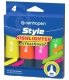 Zvýrazňovač Centropen Style 6252 Fluo, sada 4 barvy