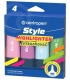 Zvýrazňovač Centropen Style 6252 Soft, sada 4 barvy