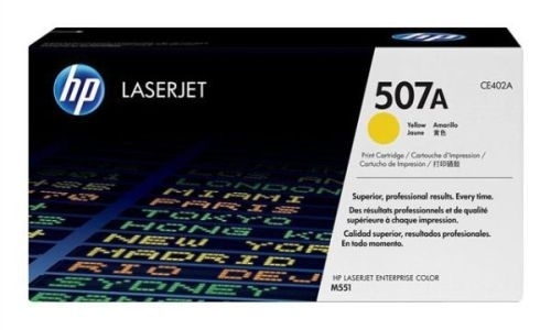 Toner HP CE402A pro LJ 500/M551, žlutý, 6.000 stran