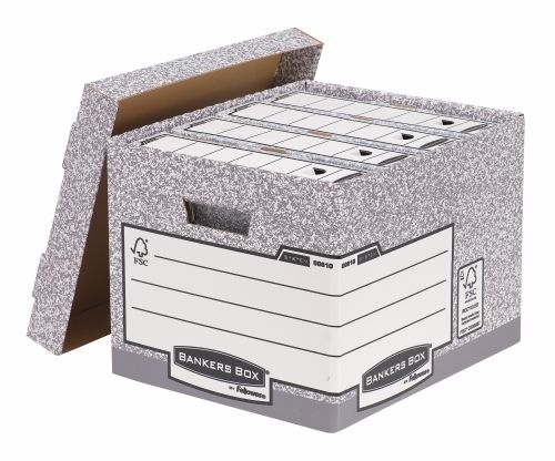 Fellowes Bankers Box System archivační krabice s víkem, 10 ks