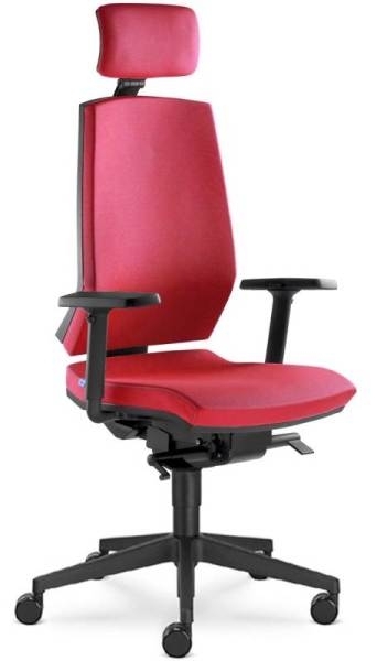 Židle kancelářská LD Seating STREAM 285 SYS, područky, červená