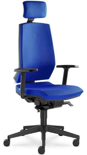 Židle kancelářská LD Seating STREAM 285 SYS, područky, modrá