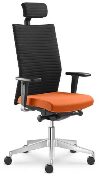 LD Seating Kancelářská židle Element 435-SYS, oranžová