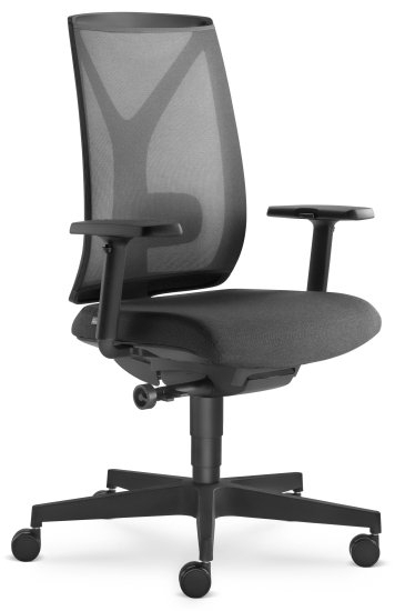 LD Seating Kancelářská židle Leaf 503-SYA, černá