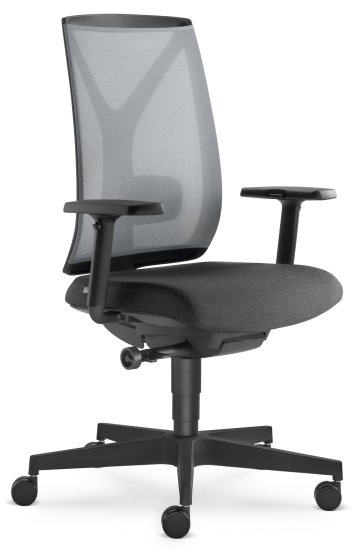 LD Seating Kancelářská židle Leaf 503-SYA, šedá