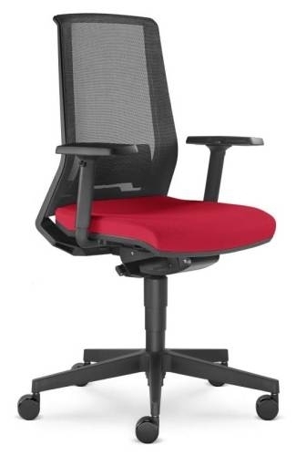 Židle kancelářská Look 270-AT, červená