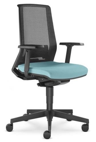Židle kancelářská Look 270-AT, modrá