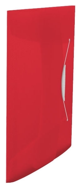 Esselte Desky na spisy Vivida A4, s gumičkou PP, 15 mm, červené