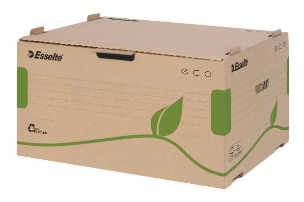 Esselte ECO archivační kontejner otvírání zpředu, na krabice 80/100 mm, hnědá Esselte ECO archivační kontejner otvírání zpředu, na krabice 80/100 mm, hnědá (10 ks)
