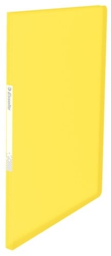 Esselte Katalogová kniha Vivida A4, měkká, 20 kapes, žlutá