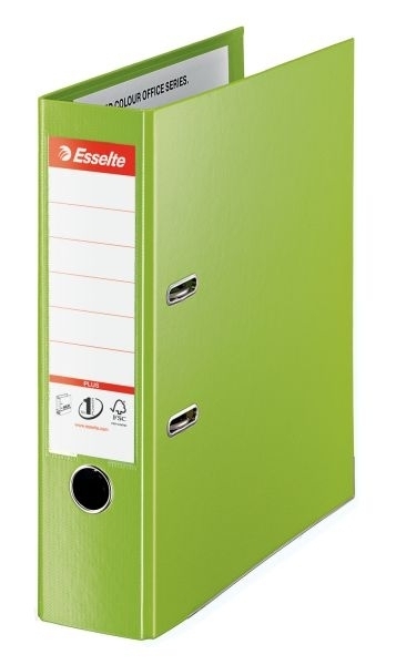 Pákový pořadač Esselte No. 1 Power z PVC A4 80 mm VIVIDA Plus, zelený