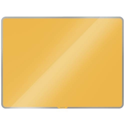Leitz Magnetická skleněná tabule Leitz Cosy 80x60 cm, teplá žlutá