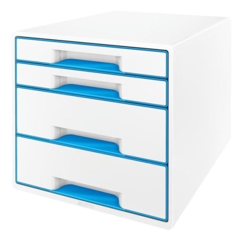 Box zásuvkový Leitz WOW CUBE, 4 zásuvky, světlý modrý 52131036