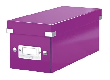 Leitz Krabice archivační na CD Click-N-Store WOW, purpurová