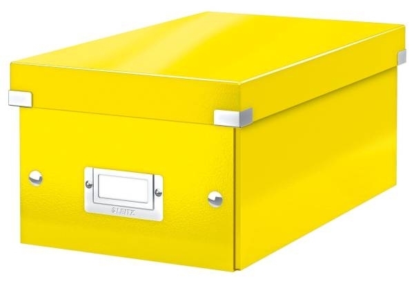 Krabice na DVD Leitz Click&Store, žlutá