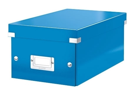 Krabice na DVD Leitz Click&Store, modrá