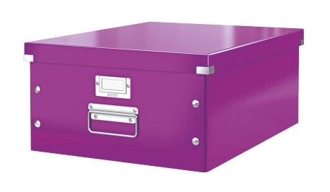 Leitz Univerzální krabice Click&Store, velikost L (A3), purpurová 60450062