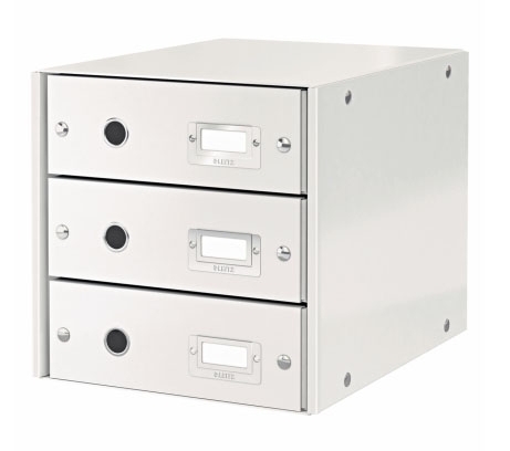 Leitz Click&Store zásuvkový box se 3 zásuvkami bílý 60480001