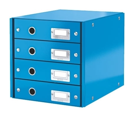 Leitz Click&Store zásuvkový box se 4 zásuvkami modrý 60490036