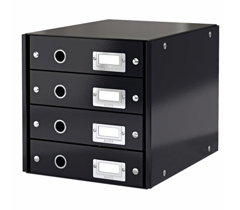 Leitz Click&Store zásuvkový box se 4 zásuvkami černý 60490095