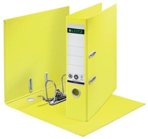 Leitz Recycle pákový pořadač 180°,A4, 8 cm, žlutý