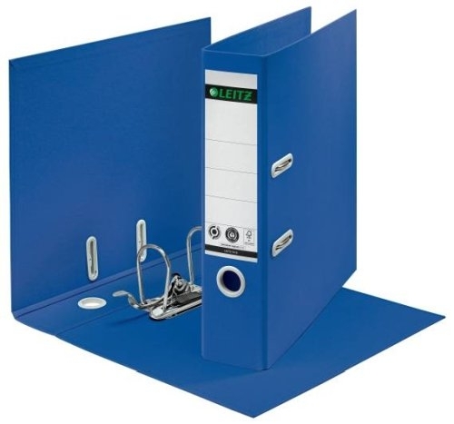 Leitz Recycle pákový pořadač 180°,A4, 8 cm, modrý