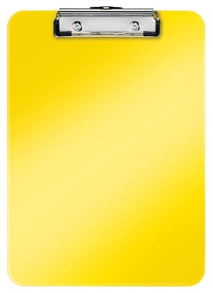 Psací deska s klipem Leitz WOW, A4, žlutá