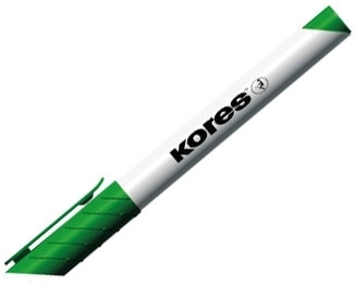 Popisovač stíratelný Kores K-Marker, zelený