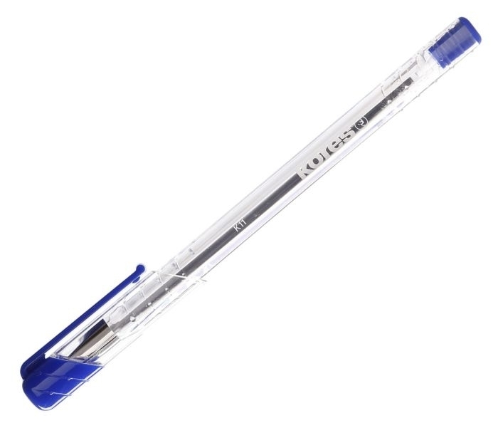 Pero kuličkové Kores K-Pen K11, 1 mm, gelové, modré