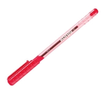 Pero kuličkové Kores K-Pen K2, 0,7 mm, červené