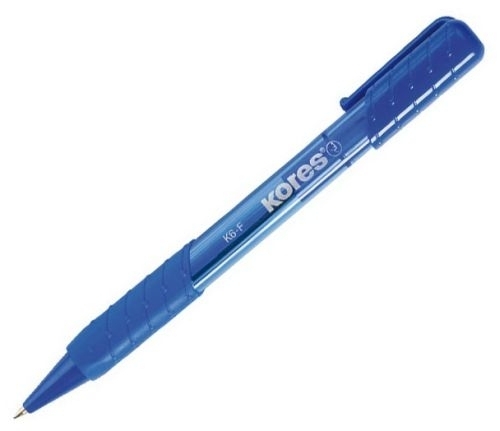 Pero kuličkové Kores K-Pen K6, 0,7 mm, modré