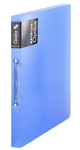 Pořadač dvoukroužkový Opaline A4, hřbet 20 mm, modrý