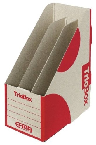Stojan archivační Emba Triobox 30x22x13 cm, červený