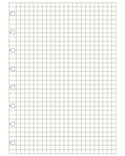 Náplň do zápisníku Filofax Notebook, A5, čtverečkovaná