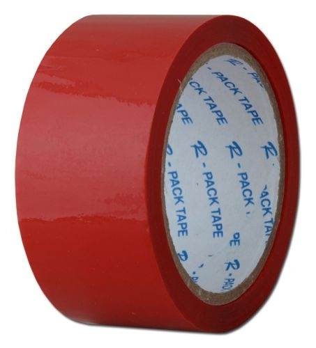 Páska balicí 48 mm x 66 m, červená