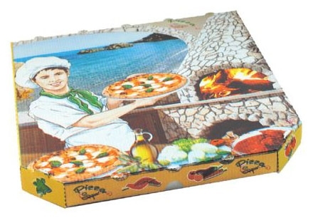 Wimex Krabice na pizzu 33 x 33 x 3 cm, 100 ks
