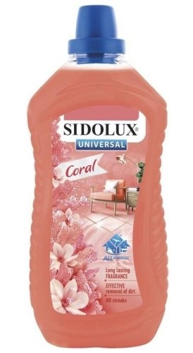 Prostředek čisticí Sidolux univerzální, 1 l, Coral