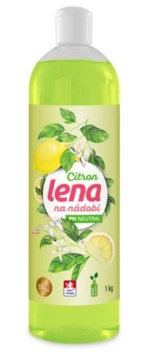 Prostředek na nádobí Lena, citron, 1 kg