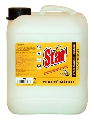Mýdlo tekuté Star, 5 l, bílé, kokos