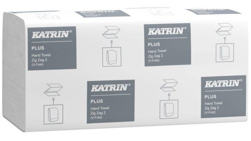 Ručníky papírové Katrin Plus 769191, dvouvrstvé, Z-Z