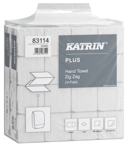 KATRIN Plus Z-Z, 1 vrstva, bílé, 6000 ks, 83114