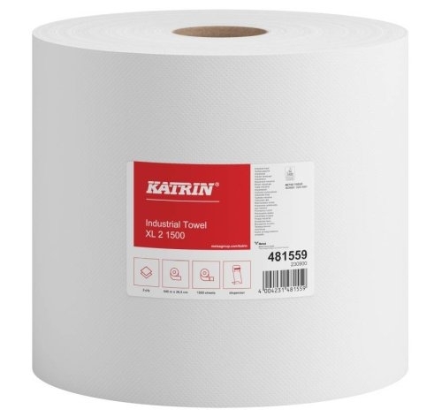 Průmyslová role papírová KATRIN Plus XL , 2vrstvý, 481559
