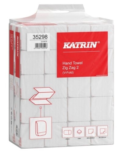 Papírové ručníky skládané Katrin Classic HandyPack Z-Z, 4000 ks 35298