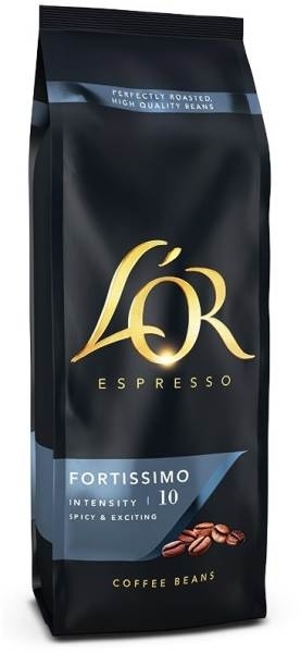 Káva L´OR Espresso Fortisimo, zrnková, 500 g