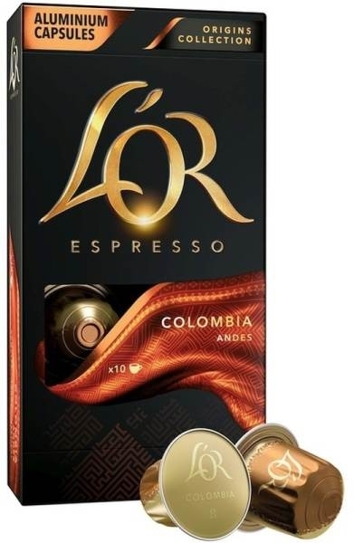 Kapsle kávové L´OR Espresso Colombia, 10 ks