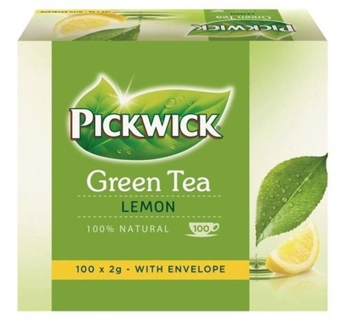 Čaj Pickwick, zelený s citrónem, 100 x 2 g