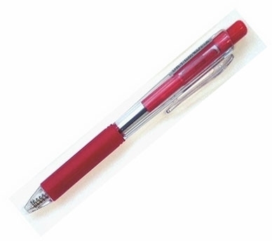 Pero kuličkové Pentel BK 437, červené
