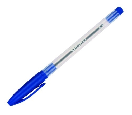 Pero kuličkové jednorázové Spoko, modré (10 ks)