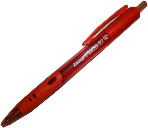 Pero kuličkové Luxor Micra, 0,7 mm, červené