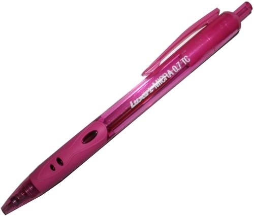 Pero kuličkové Luxor Micra, 0,7 mm, růžové